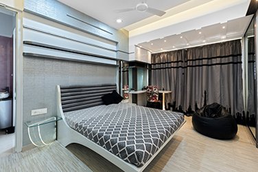 Contemporary Bedroom - residential interior designer 